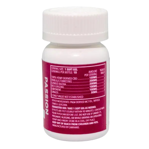 CannaAid Passion Softgels - Image 4