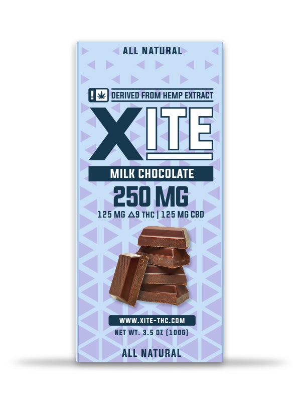 XITE Delta 9 Milk Chocolate Bar - Image 3