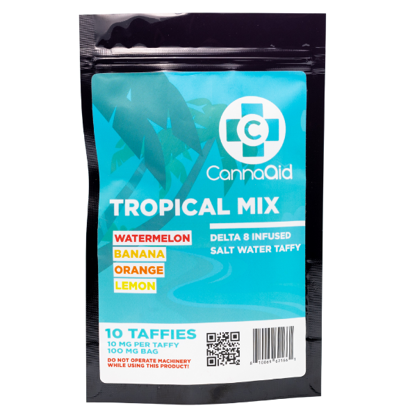 CannaAid Delta 8 Salt Water Taffy - 100 mg - Image 2