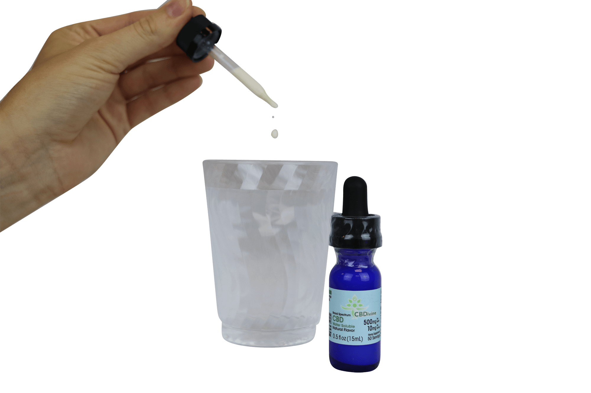 CBDivine Broad Spectrum Water Soluble Tincture 500 mg - Image 4