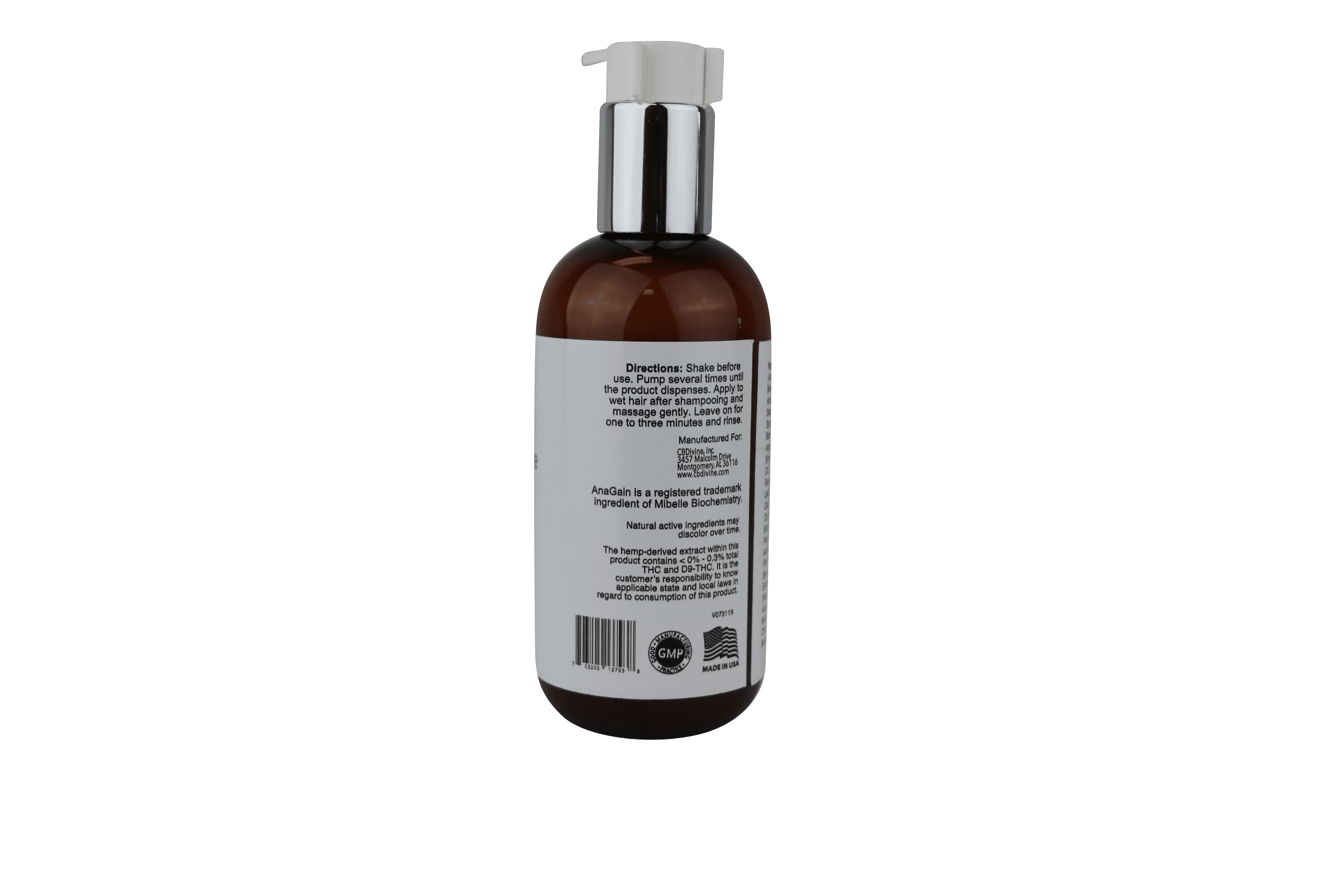 CBDivine CBD Hair Growth Conditioner + Anagain 50mg - Image 3