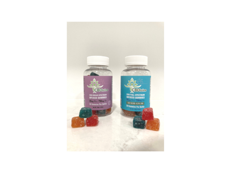 CBDIVINE CBD FULL & BROAD SPECTRUM GUMMIES 25 MG 30 COUNT CBD Gummies