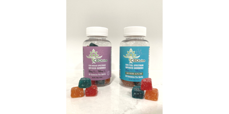 CBDIVINE CBD FULL & BROAD SPECTRUM GUMMIES 25 MG 30 COUNT CBD Gummies