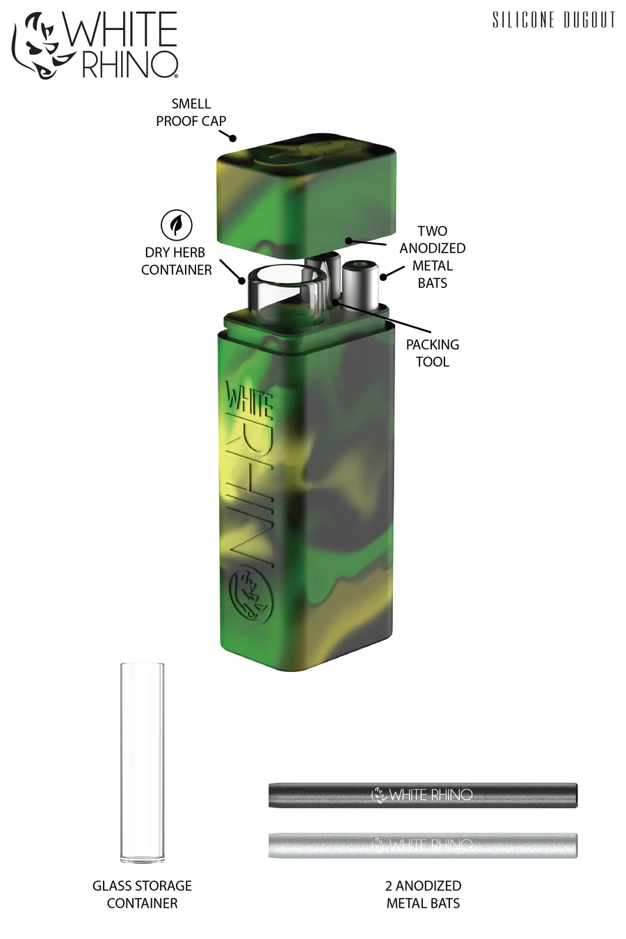 White Rhino Silicone Dugout - Image 4