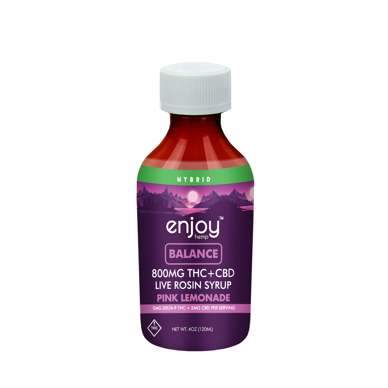 800 mg Balance 1:1 Live Rosin Delta 9 THC | CBD Syrup