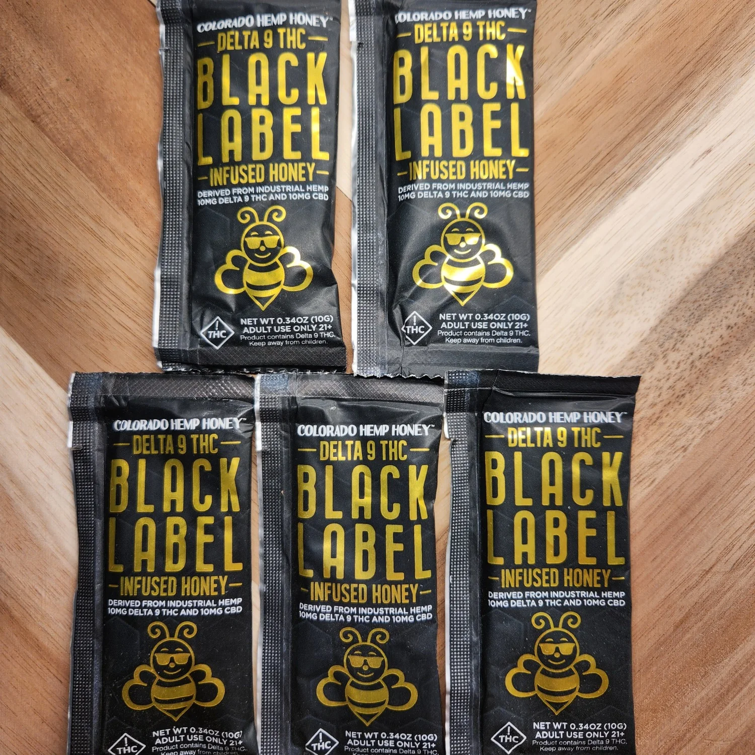 Black Label Delta-9 + CBD Infused Honey - Image 6