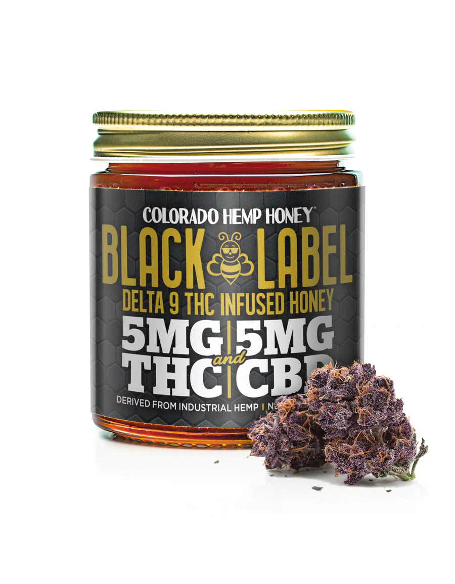 Black Label Delta-9 + CBD Infused Honey - Image 2