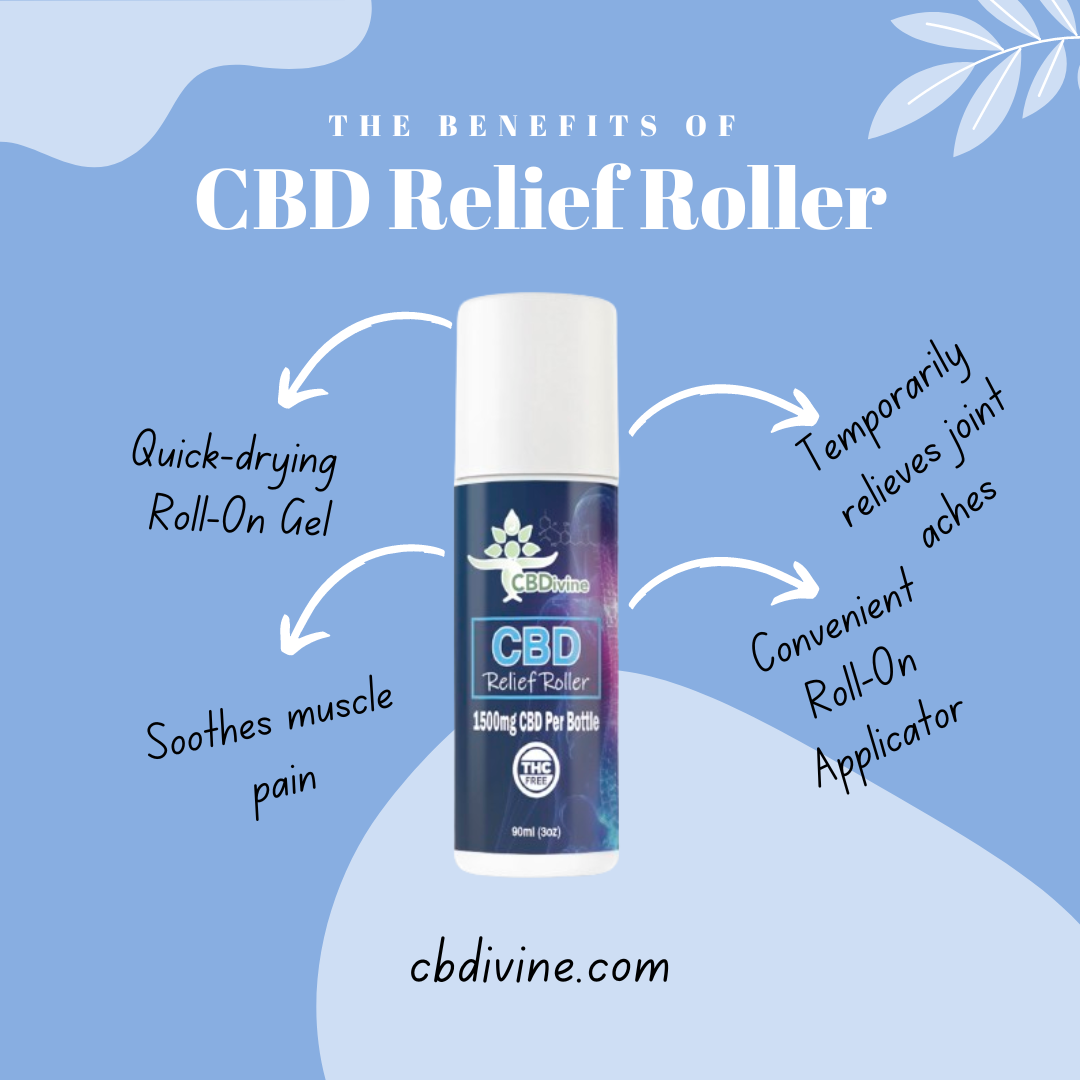 CBDIVINE CBD RELIEF ROLLER 1500 MG - Image 5