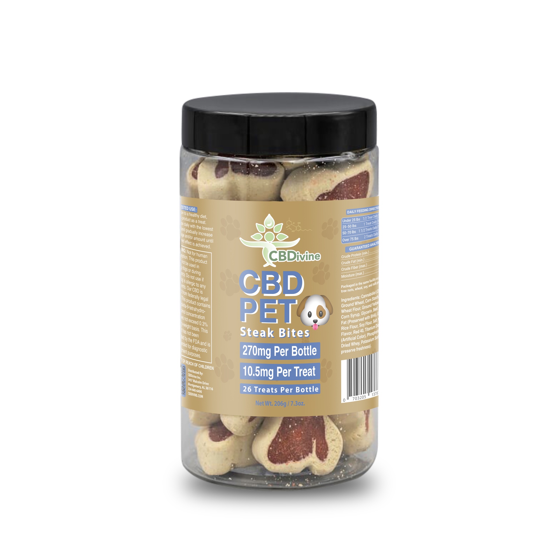 CBD Dog Treats 300mg – Steak Bites - Image 3
