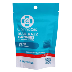 CannaAid THCV Gummies – Blue Razz 10mg