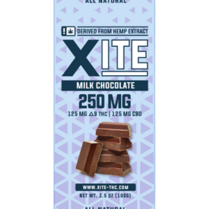 XITE Delta 9 Milk Chocolate Bar