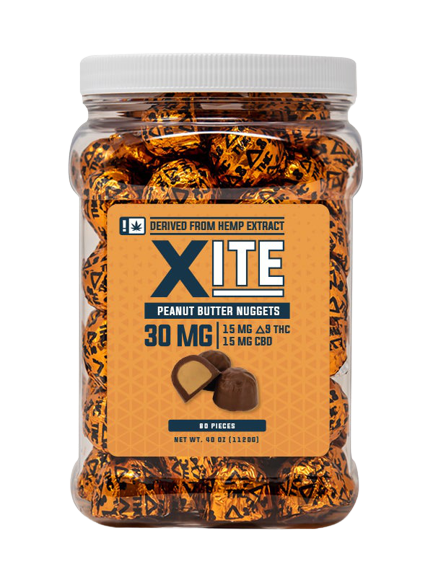 XITE Delta 9 Peanut Butter Nuggets