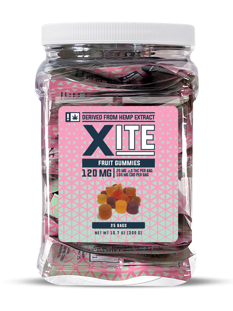 XITE Delta 9 THC Fruit Gummies