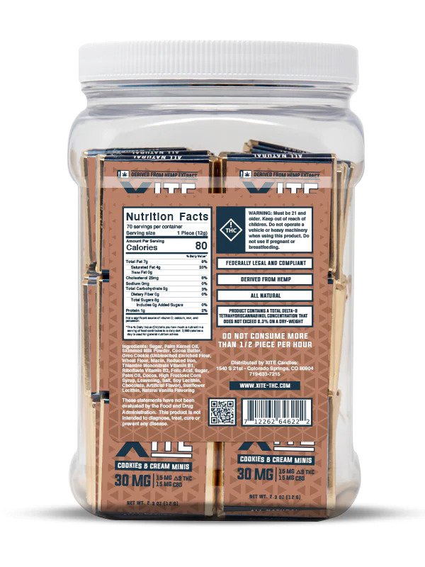 XITE Delta 9 Cookies and Cream Minis - Image 8