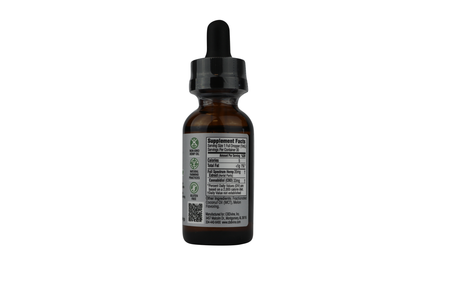 CBDivine Broad Spectrum Melon Tincture - 1000 mg - Image 12