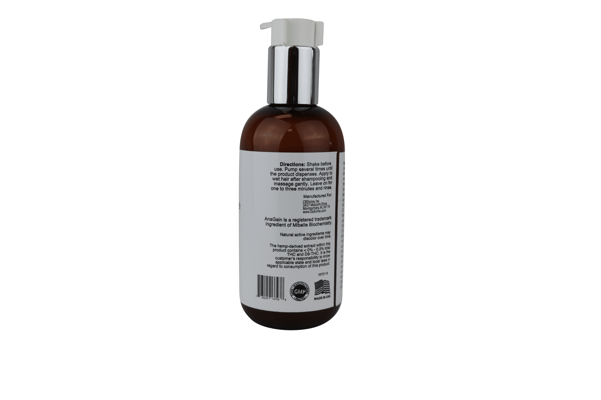 CBDivine CBD Hair Growth Conditioner + Anagain 50mg - Image 6