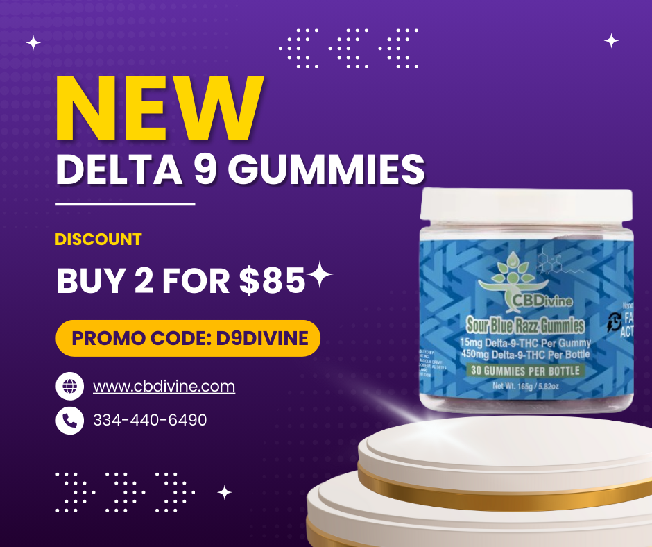 Order CBDivine Delta 9 Sour Gummies – 15MG Online | CBDivine