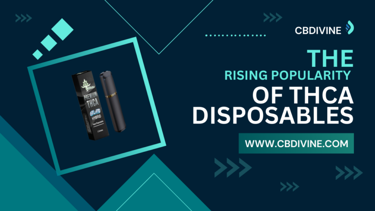 The rising popularity of thca disposables