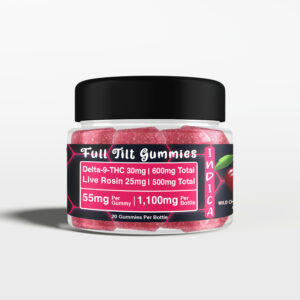 Delta-9-THC Live Rosin Full Tilt Gummies - Indica