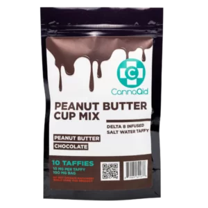 CannaAid Delta 8 Salt Water Taffy - 100 mg