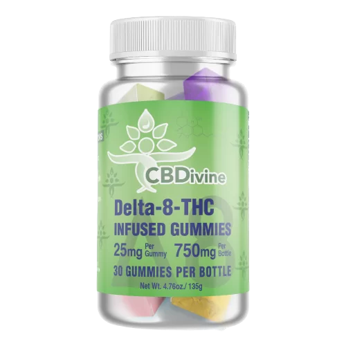 CBDivine Delta 8 Gummies – 25mg