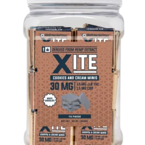XITE Delta 9 Cookies and Cream Minis