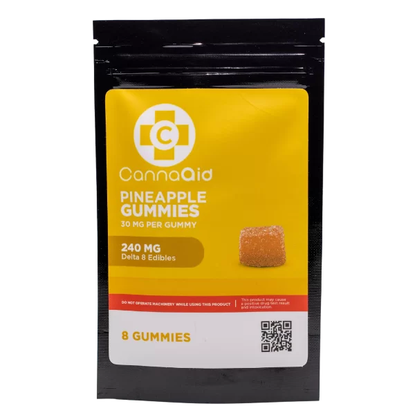 CannaAid Delta 8 Gummies – Pineapple 30mg - Image 2
