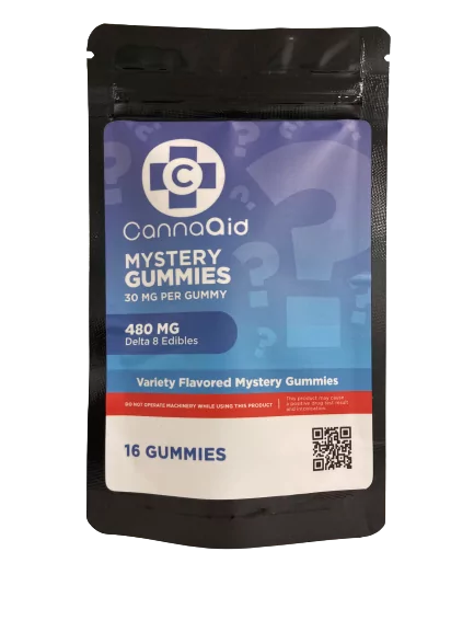 CannaAid Delta 8 Gummies – Mystery Flavor 30mg - Image 2