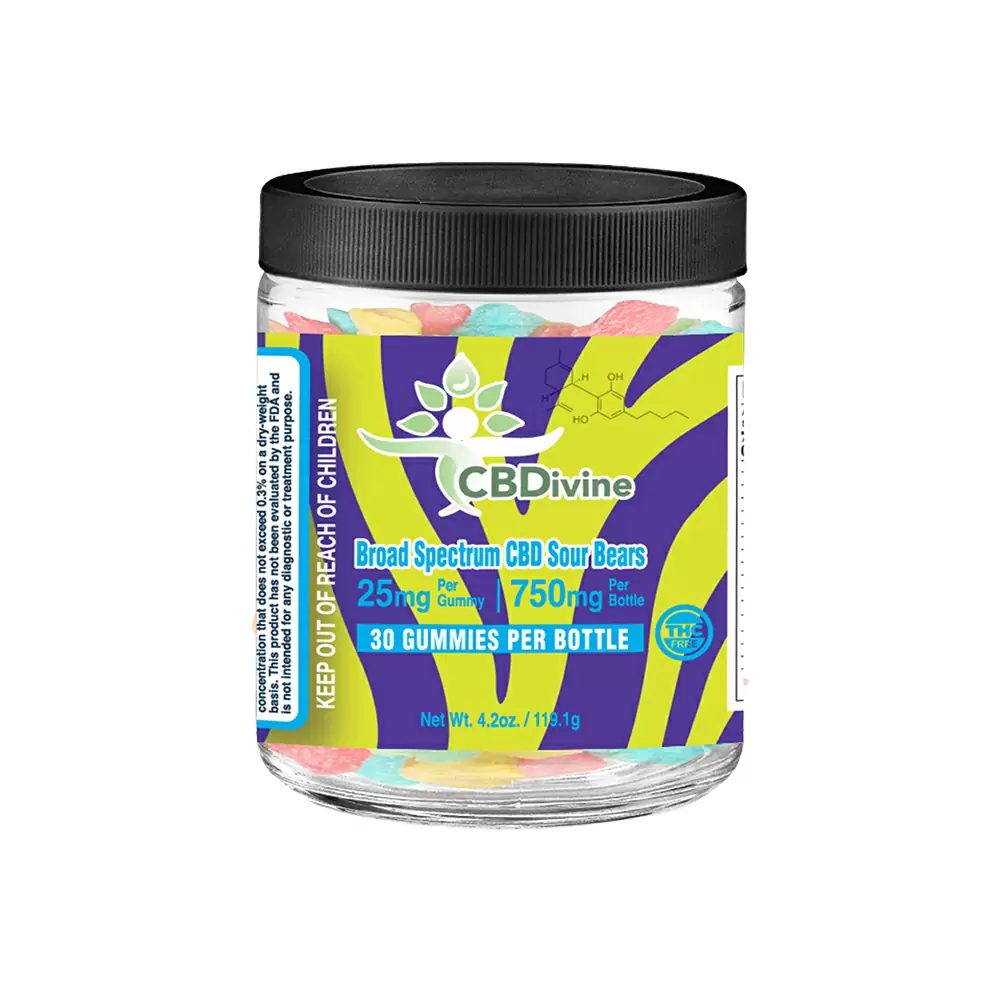 CBD Sour Bear Gummies