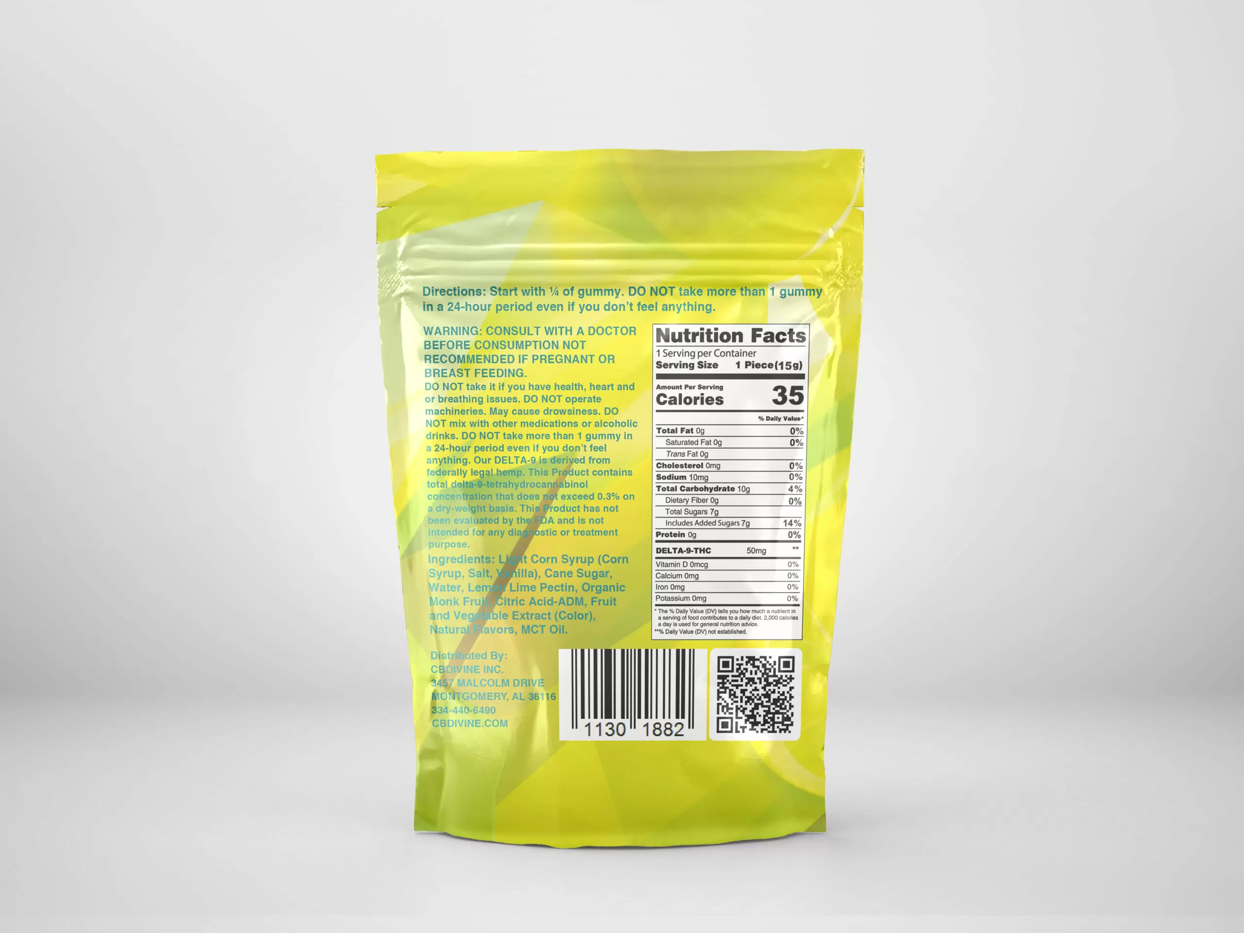 CBDIVINE BIG GUMMY DELTA 9 – 50 MG - Image 3