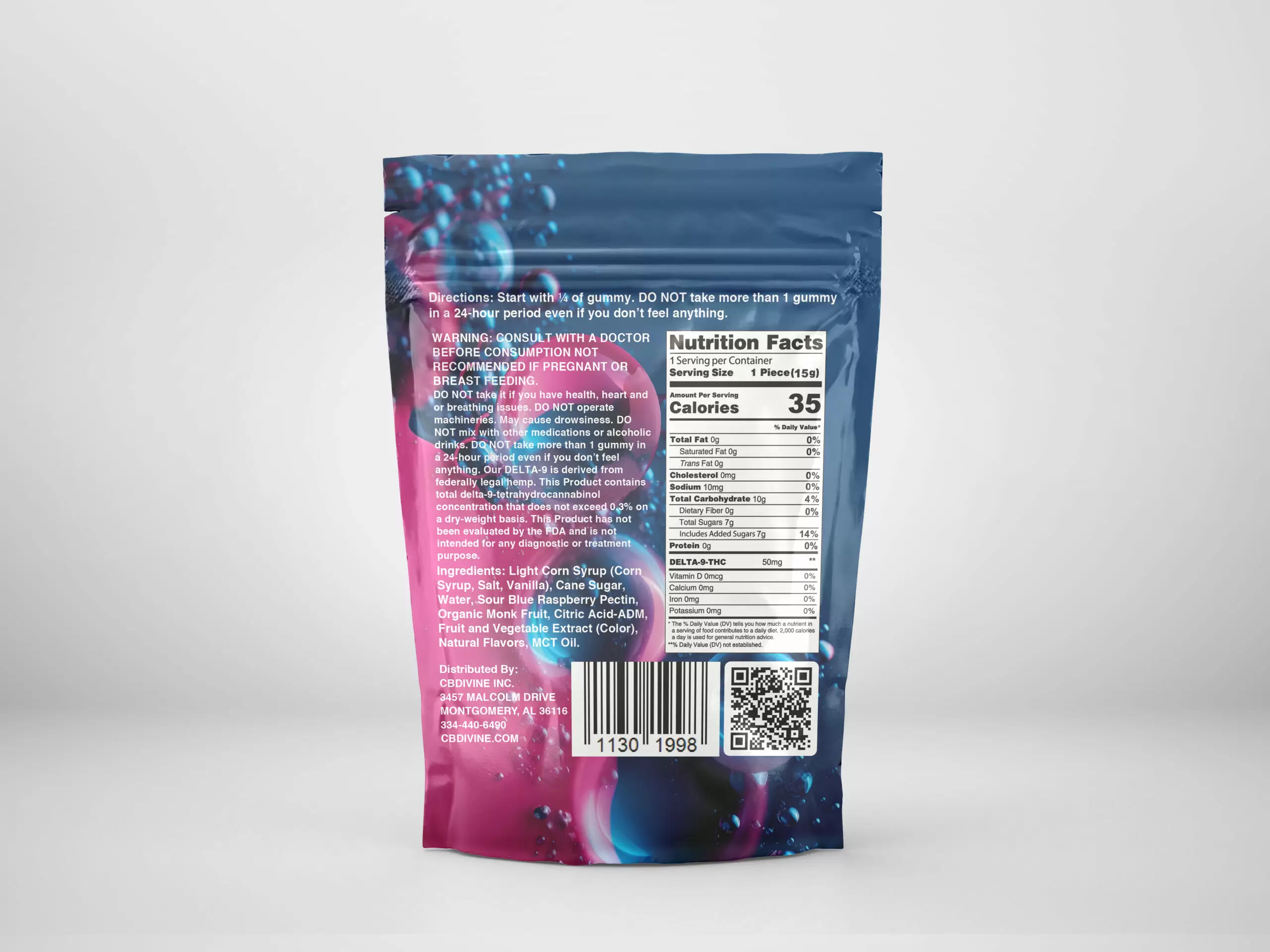 CBDIVINE BIG GUMMY DELTA 9 – 50 MG - Image 4