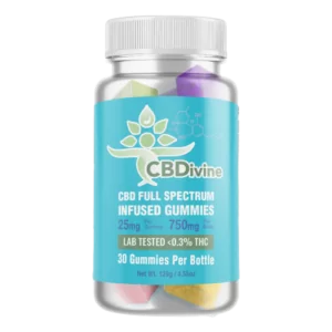 CBDivine CBD Full Spectrum Gummies 25 mg