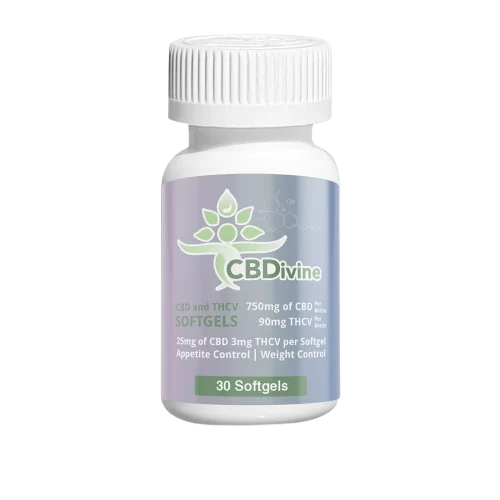 CBDivine CBD and THCV Softgels - Image 9