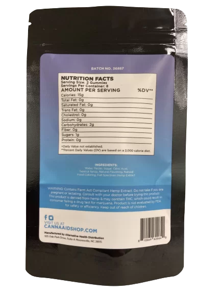 CannaAid Delta 8 Gummies – Mystery Flavor 30mg - Image 5