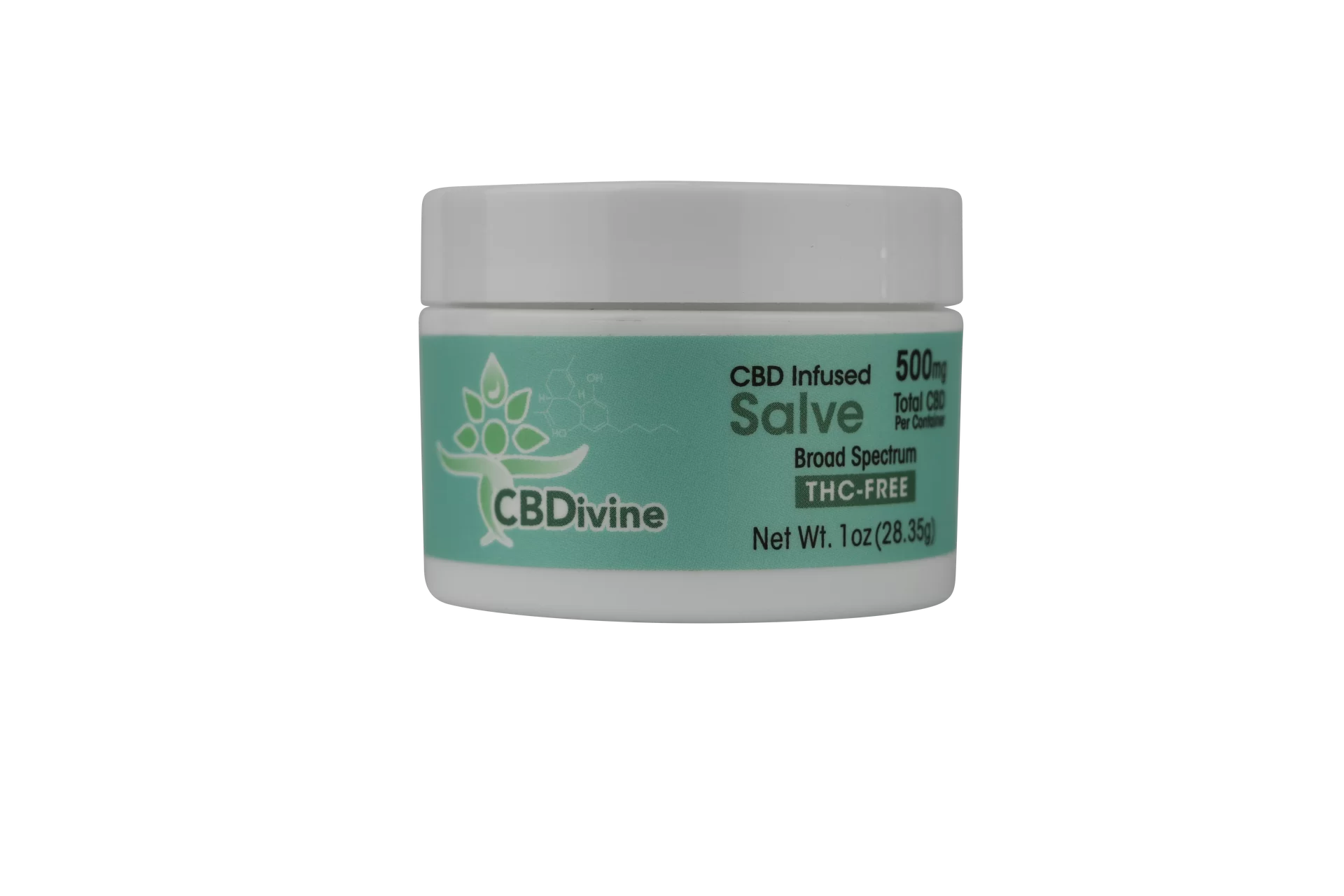 CBDivine Broad Spectrum Topical Salve 500 mg