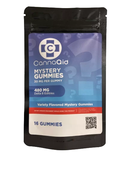 CannaAid Delta 8 Gummies – Mystery Flavor 30mg - Image 4