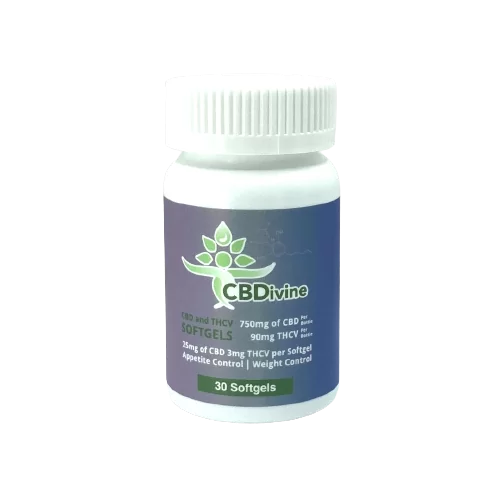 CBDivine CBD and THCV Softgels - Image 6