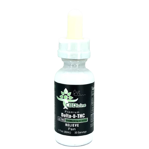 CBDivine Delta 8 Relieve 1600 mg Tincture