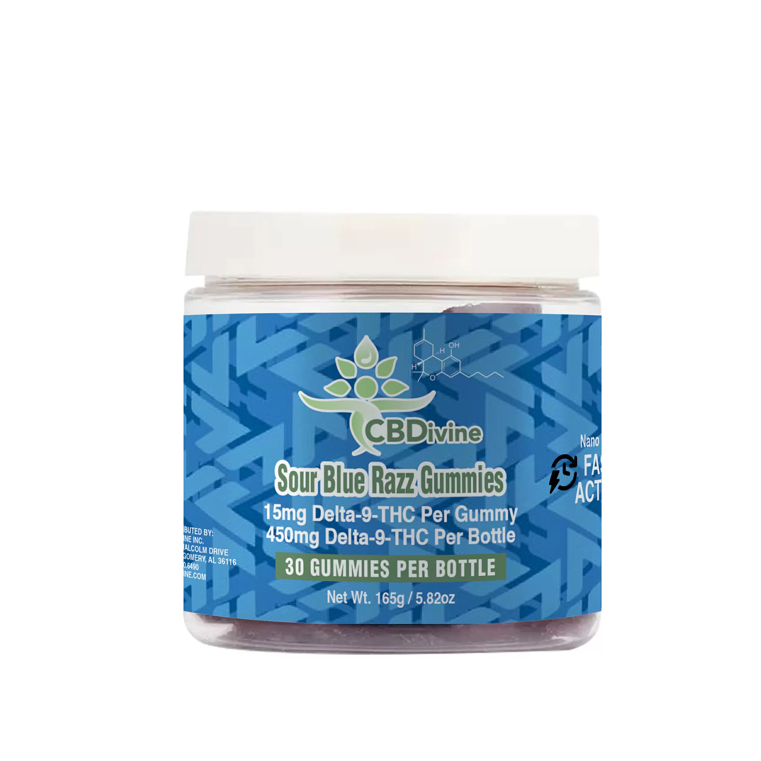CBDivine Delta 9 Sour Gummies – 15MG