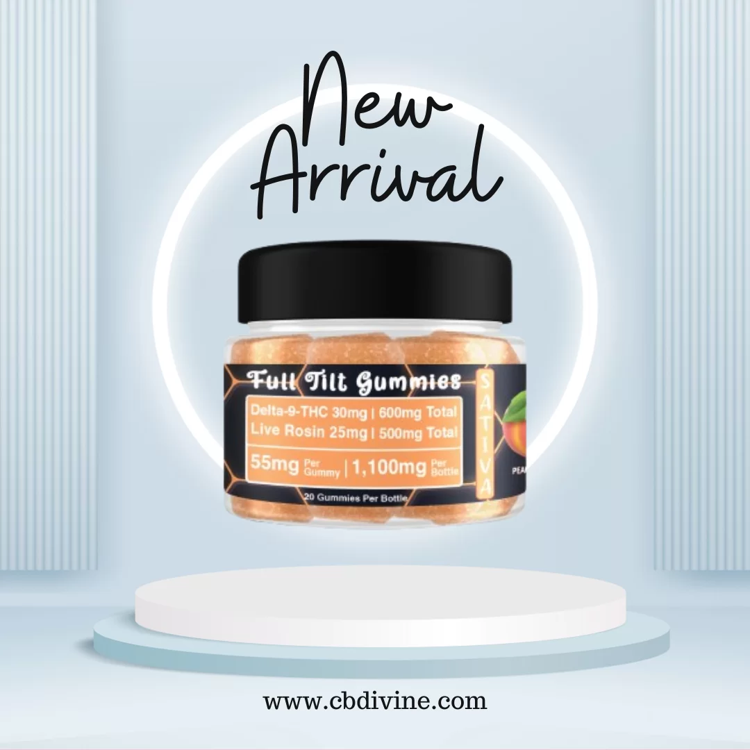 Delta-9-THC Live Rosin Full Tilt Gummies - Sativa - Image 8