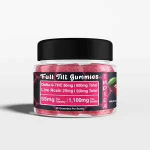 Delta-9-THC Live Rosin Full Tilt Gummies - Indica