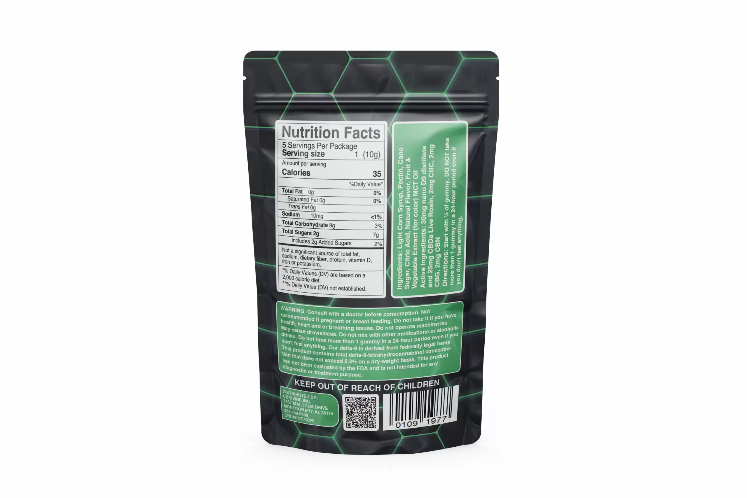 Delta-9-THC Live Rosin Full Tilt Gummies - Hybrid - Image 3